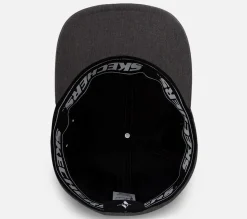 SKECHERS Diamond S Stretch Fit Hat CHAR Hot