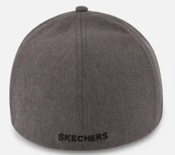 SKECHERS Diamond S Stretch Fit Hat CHAR Hot