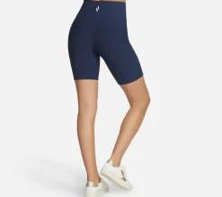 SKECHERS GO FLEX Rib High Waisted 8" Bike Short NVY Discount