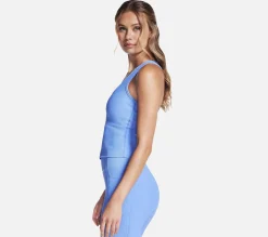 SKECHERS GO FLEX RIB V-Neck Tank PERI Clearance