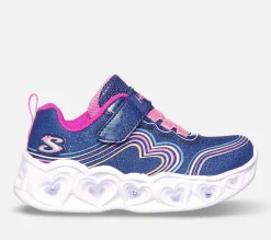 SKECHERS Heart Lights - Retro Hearts NVMT Hot