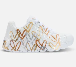 SKECHERS JGoldcrown: Uno Lite - Metallic Love WTGD Hot