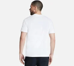 SKECHERS Performance Logo Tee WHT Fashion