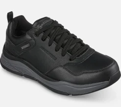 SKECHERS Relaxed Fit: Benago - Waterproof BKGY Best