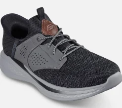 SKECHERS Relaxed Fit: Slip-ins: Slade - Caster BKGY Sale