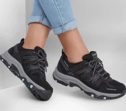 SKECHERS Relaxed Fit Trego Lookout Point Waterproof BKBL Outlet