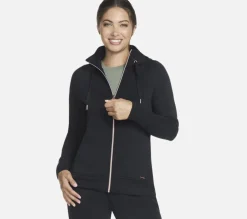 SKECHERS SKECHLUXE ELEVATE Full Zip Jacket BLK Hot