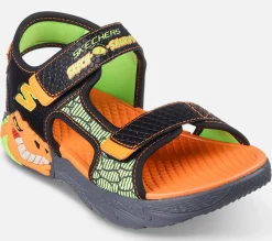 SKECHERS S-Lights: Creature-Splash BKOR Clearance
