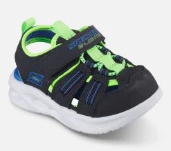 SKECHERS S-Lights: Sola Glow Sandal BKLM Discount