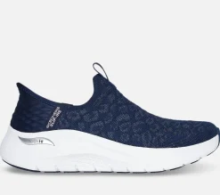 SKECHERS Slip-ins: Arch Fit 2.0 - Cheetah Chic NVY Best
