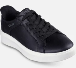 SKECHERS Slip-ins: Court Break - Double Vented BLK Best