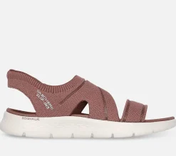 SKECHERS Slip-ins: GO WALK Flex Sandal - Enticing BRN Discount