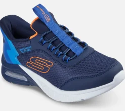 SKECHERS Slip-ins: Microspec Max - Brisk-Stripe NVBL Fashion