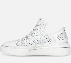 SKECHERS Snoop Dogg: Slip-ins: Snoop One - Rhine-Stoned WHT Clearance