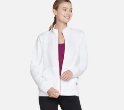 SKECHERS The Hoodless Hoodie GO WALK Everywhere Jacket WHT Sale