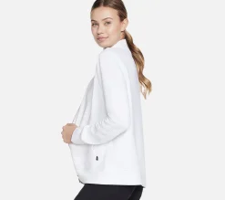 SKECHERS The Hoodless Hoodie GO WALK Everywhere Jacket WHT Sale