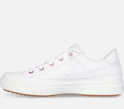 SKECHERS Wide Fit: Arch Fit Arcade - Meet Ya There WHT Sale