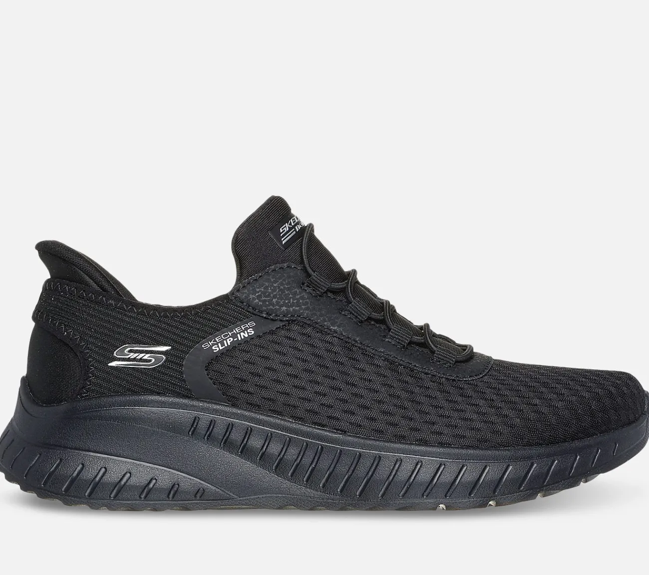 SKECHERS Wide Fit: Slip-ins: BOBS Sport Squad Chaos - In Color BBK Best