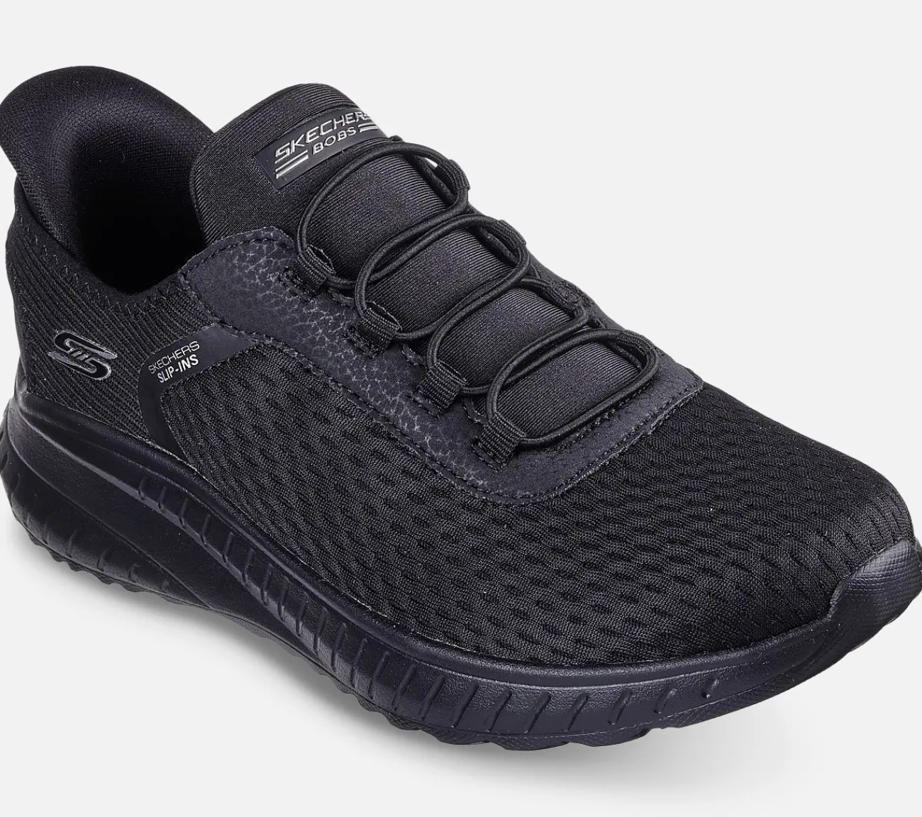 SKECHERS Wide Fit: Slip-ins: BOBS Sport Squad Chaos - In Color BBK Best