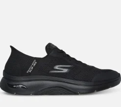 SKECHERS Wide Fit: Slip-ins: GO WALK Arch Fit 2.0 - Simplicity 2 BBK Fashion