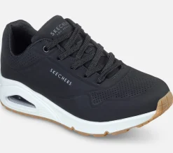 SKECHERS Wide Fit: Uno - Stand on Air BLK Hot